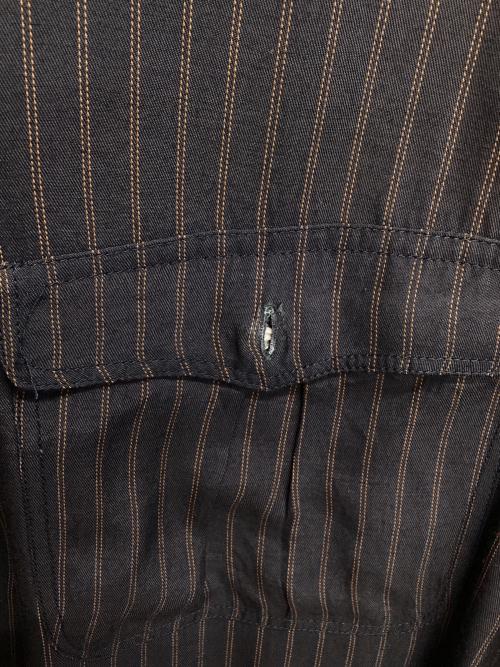 Y's for men（ワイズフォーメン）Y'S for men (ワイズフォーメン) 長袖シャツ ブラック×ブラウン サイズ:表記無しの古着・服飾アイテム