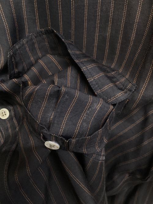 Y's for men（ワイズフォーメン）Y'S for men (ワイズフォーメン) 長袖シャツ ブラック×ブラウン サイズ:表記無しの古着・服飾アイテム