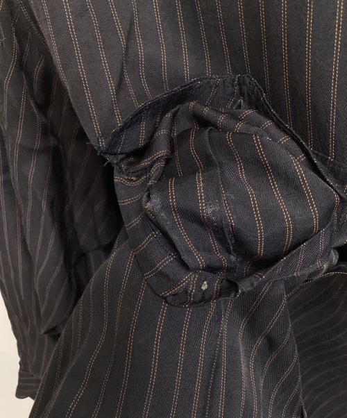 Y's for men（ワイズフォーメン）Y'S for men (ワイズフォーメン) 長袖シャツ ブラック×ブラウン サイズ:表記無しの古着・服飾アイテム