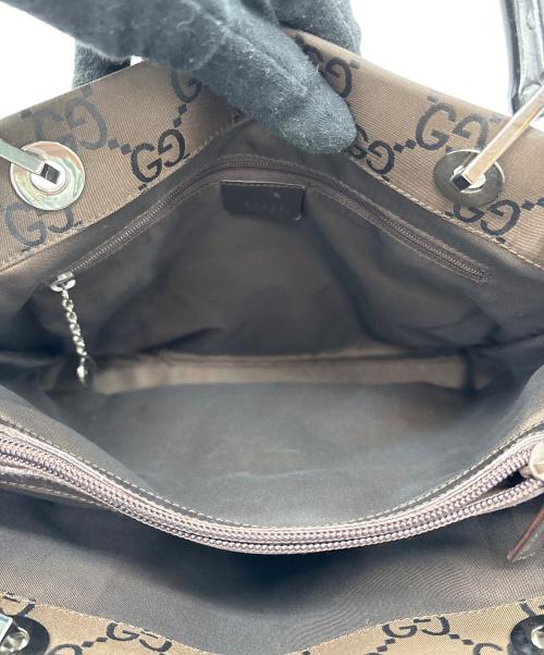 GUCCI（グッチ）GUCCI (グッチ) バンブートートバッグ ブラウンの古着・服飾アイテム