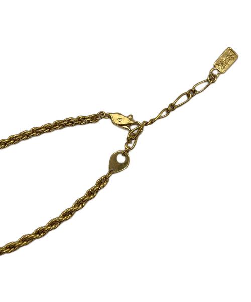 Yves Saint Laurent（イヴサンローラン）Yves Saint Laurent (イヴサンローラン) アールレローダネックレス ゴールドの古着・服飾アイテム
