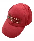 PRADA SPORTSプラダスポーツ）の古着「LUNA ROSSA　キャップ」｜レッド