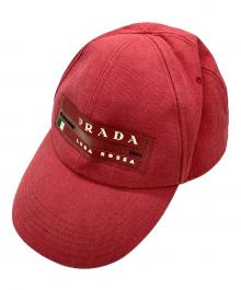 PRADA SPORTS（プラダスポーツ）の古着「LUNA ROSSA　キャップ」｜レッド