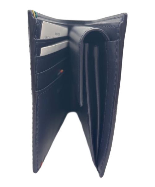 PAUL SMITH（ポールスミス）Paul Smith (ポールスミス) 2つ折り財布 ネイビーの古着・服飾アイテム