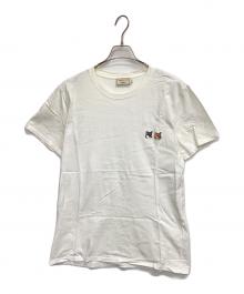 maison kitsune（メゾンキツネ）の古着「半袖カットソー」｜ホワイト