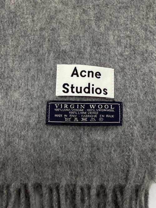 Acne studios（アクネ ストゥディオズ）ACNE STUDIOS (アクネ ストゥディオズ) マフラー グレーの古着・服飾アイテム
