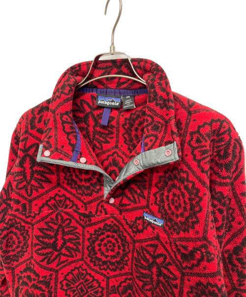 Patagonia（パタゴニア）Patagonia (パタゴニア) シンチラスラップカットソー レッド×ブラック サイズ:XSの古着・服飾アイテム
