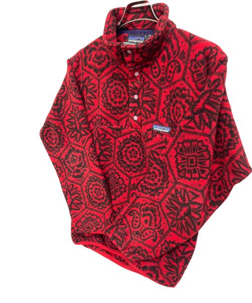 Patagonia（パタゴニア）Patagonia (パタゴニア) シンチラスラップカットソー レッド×ブラック サイズ:XSの古着・服飾アイテム