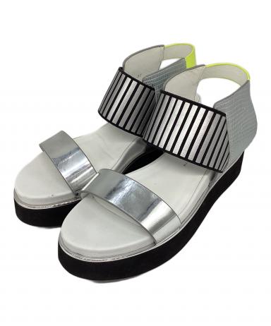 中古・古着通販】UNITED NUDE (ユナイテッドヌード) サンダル シルバー