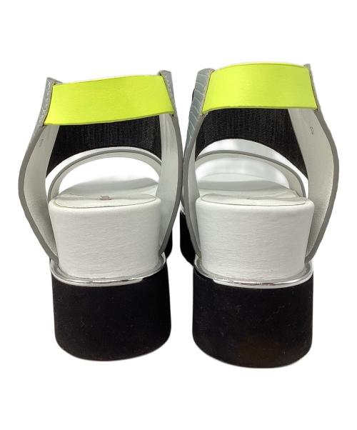 UNITED NUDE（ユナイテッドヌード）UNITED NUDE (ユナイテッドヌード) サンダル シルバー×イエロー サイズ:37の古着・服飾アイテム