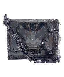 Mame Kurogouchi（マメクロゴウチ）の古着「Trabsparent SculpturalChain Bag」｜ブラック