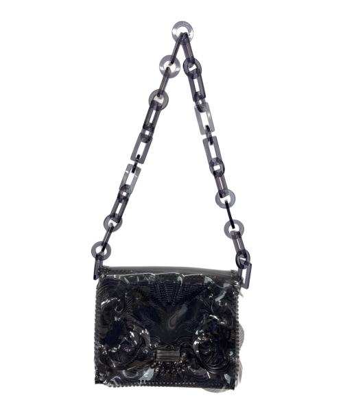 Mame Kurogouchi（マメクロゴウチ）mame kurogouchi (マメクロゴウチ) Trabsparent SculpturalChain Bag ブラックの古着・服飾アイテム