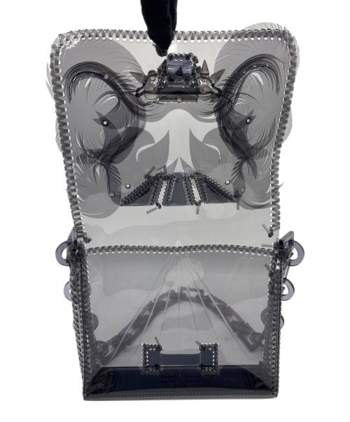 Mame Kurogouchi（マメクロゴウチ）mame kurogouchi (マメクロゴウチ) Trabsparent SculpturalChain Bag ブラックの古着・服飾アイテム