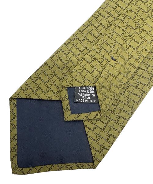 CHANEL（シャネル）CHANEL (シャネル) ネクタイ オリーブ サイズ:SIZE FREEの古着・服飾アイテム