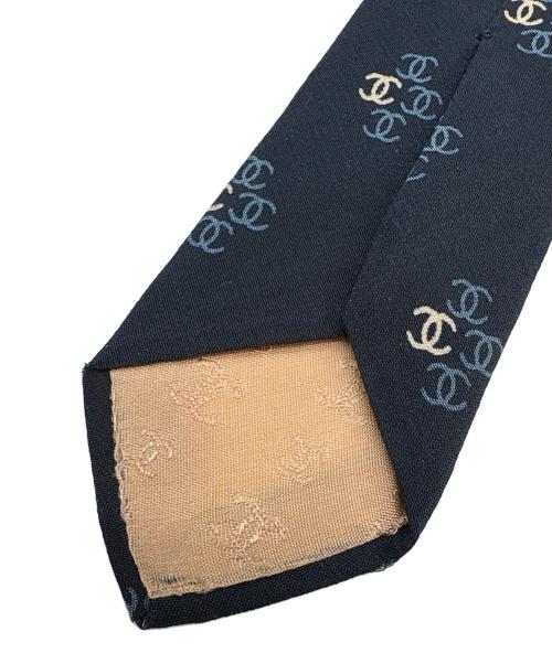 CHANEL（シャネル）CHANEL (シャネル) ネクタイ ネイビー サイズ:FREEの古着・服飾アイテム