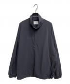 steinシュタイン）の古着「WINDPROOF NYLON HALF ZIP PULLOVER」｜ダークグレーカーキ