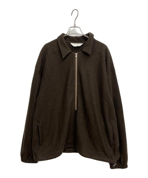 ANCELLM（アンセルム）ANCELLM (アンセルム) ウールプルオーバーシャツ ブラウン サイズ:2の古着・服飾アイテム