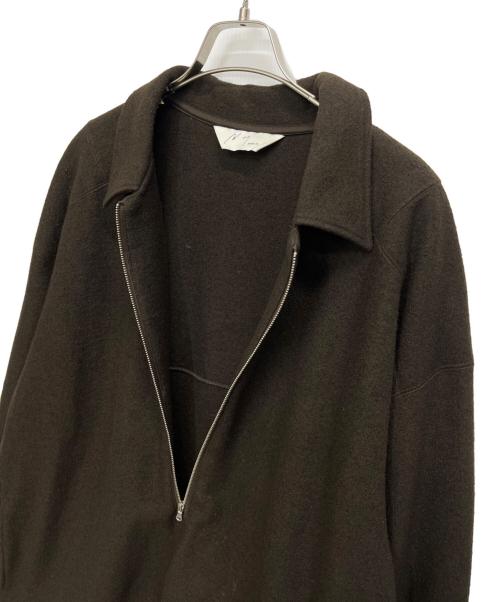 ANCELLM（アンセルム）ANCELLM (アンセルム) ウールプルオーバーシャツ ブラウン サイズ:2の古着・服飾アイテム