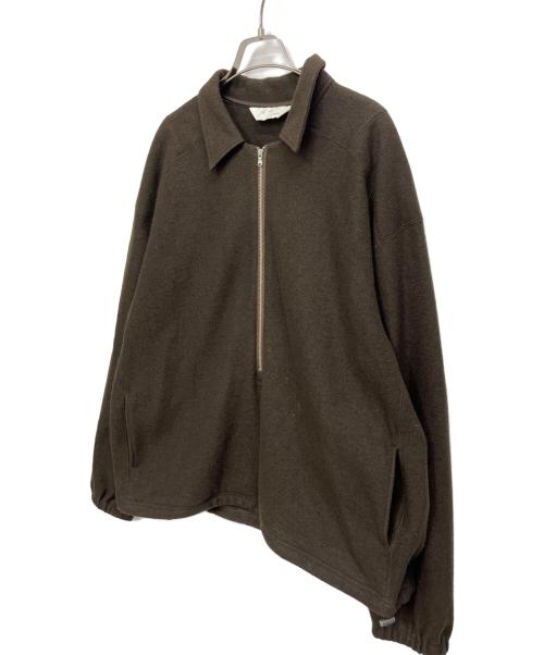 ANCELLM（アンセルム）ANCELLM (アンセルム) ウールプルオーバーシャツ ブラウン サイズ:2の古着・服飾アイテム