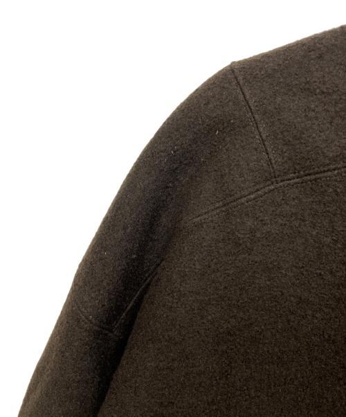 ANCELLM（アンセルム）ANCELLM (アンセルム) ウールプルオーバーシャツ ブラウン サイズ:2の古着・服飾アイテム