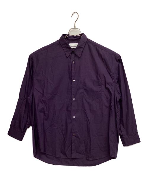 Graphpaper（グラフペーパー）Graphpaper (グラフペーパー) 長袖シャツ パープル サイズ:Freeの古着・服飾アイテム