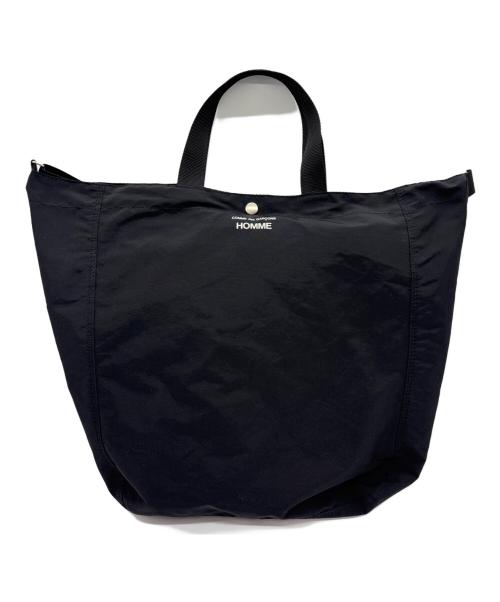 COMME des GARCONS（コムデギャルソン）COMME des GARCONS (コムデギャルソン) 綿ナイロングログラン 2WAY BAG ブラックの古着・服飾アイテム