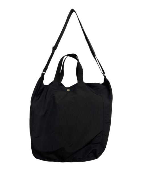 COMME des GARCONS（コムデギャルソン）COMME des GARCONS (コムデギャルソン) 綿ナイロングログラン 2WAY BAG ブラックの古着・服飾アイテム