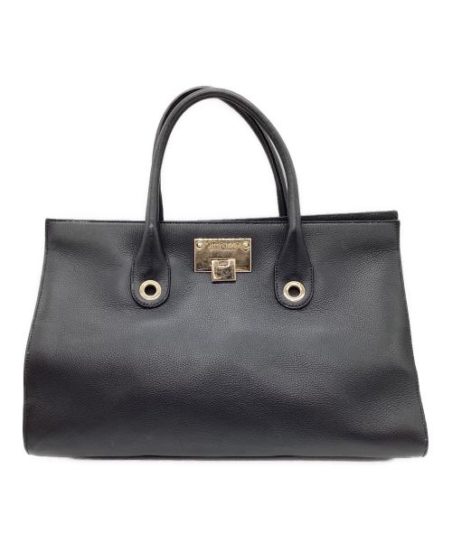 JIMMY CHOO（ジミーチュウ）JIMMY CHOO (ジミーチュウ) ハンドバッグ ブラックの古着・服飾アイテム