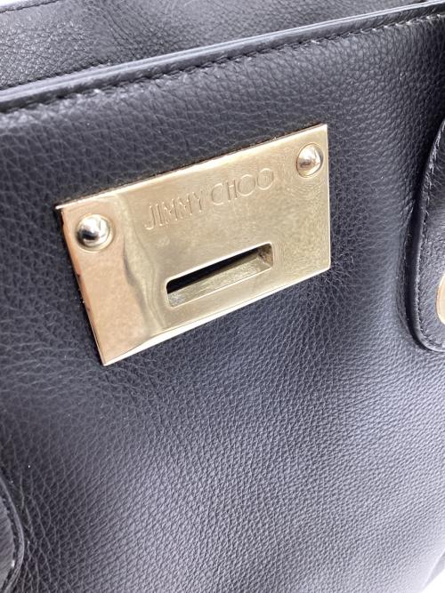 JIMMY CHOO（ジミーチュウ）JIMMY CHOO (ジミーチュウ) ハンドバッグ ブラックの古着・服飾アイテム