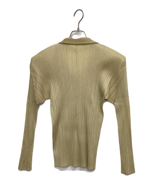 PLEATS PLEASE（プリーツプリーズ）PLEATS PLEASE (プリーツプリーズ) 長袖シャツ ベージュ サイズ:4の古着・服飾アイテム