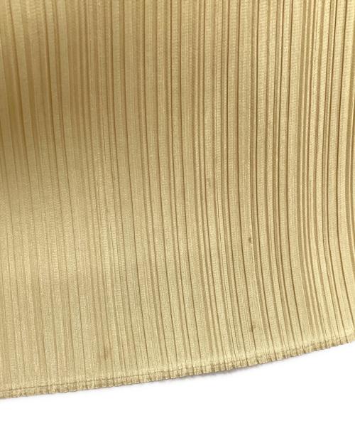 PLEATS PLEASE（プリーツプリーズ）PLEATS PLEASE (プリーツプリーズ) ノースリーブカットソー ベージュ サイズ:3の古着・服飾アイテム