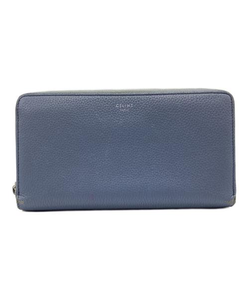 CELINE（セリーヌ）CELINE (セリーヌ) 長財布 ブルーの古着・服飾アイテム