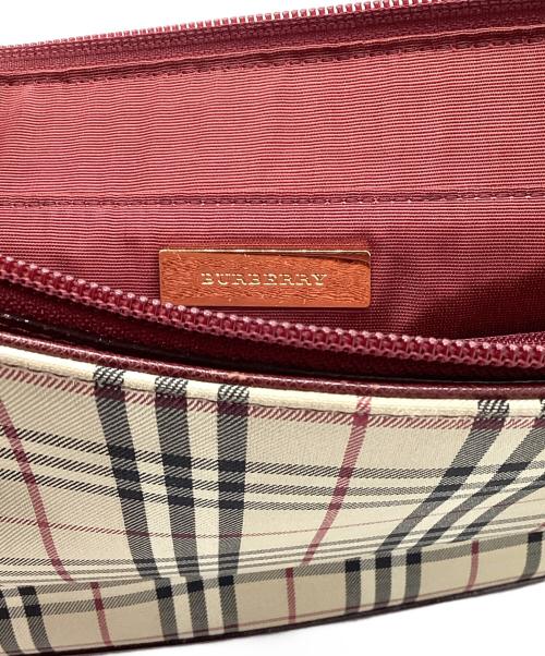 BURBERRY（バーバリー）BURBERRY (バーバリー) トートバッグ ベージュ×ブルーの古着・服飾アイテム