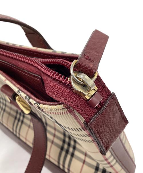 BURBERRY（バーバリー）BURBERRY (バーバリー) トートバッグ ベージュ×ブルーの古着・服飾アイテム
