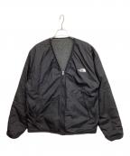 THE NORTH FACEザ ノース フェイス）の古着「リバーシブルエクストリームパイルカーディガン」｜ブラック×グレー