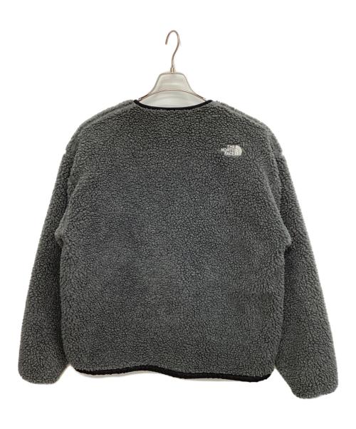 THE NORTH FACE（ザ ノース フェイス）THE NORTH FACE (ザ ノース フェイス) リバーシブルエクストリームパイルカーディガン ブラック×グレー サイズ:Lの古着・服飾アイテム