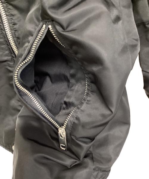 DIESEL（ディーゼル）DIESEL (ディーゼル) シングルライダースジャケット ブラック サイズ:Mの古着・服飾アイテム