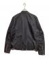 DIESEL (ディーゼル) シングルライダースジャケット ブラック サイズ:M：15000円