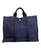 HERMESエルメス）の古着「トートバッグ」｜ネイビー