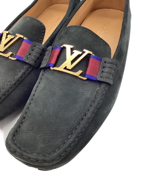 LOUIS VUITTON（ルイ ヴィトン）LOUIS VUITTON (ルイ ヴィトン) ローファー モンテカルロ ブラック サイズ:SIZE 9 1/2の古着・服飾アイテム
