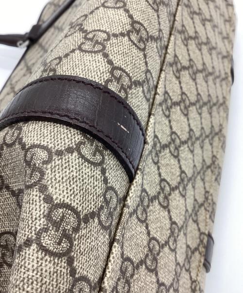 GUCCI（グッチ）GUCCI (グッチ) トートバッグ GGスプリーム ベージュ×ブラウンの古着・服飾アイテム