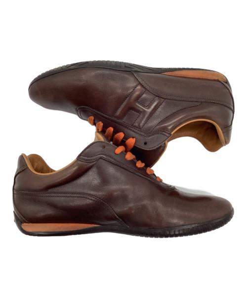 HERMES（エルメス）HERMES (エルメス) スニーカー ブラウン サイズ:37 1/2の古着・服飾アイテム