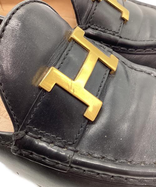 HERMES（エルメス）HERMES (エルメス) ローファー ブラック サイズ:37 1/2の古着・服飾アイテム