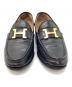 中古・古着 HERMES (エルメス) ローファー ブラック サイズ:37 1/2：20000円
