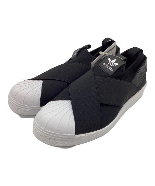 adidas（アディダス）adidas (アディダス) スリッポン ブラック サイズ:24の古着・服飾アイテム