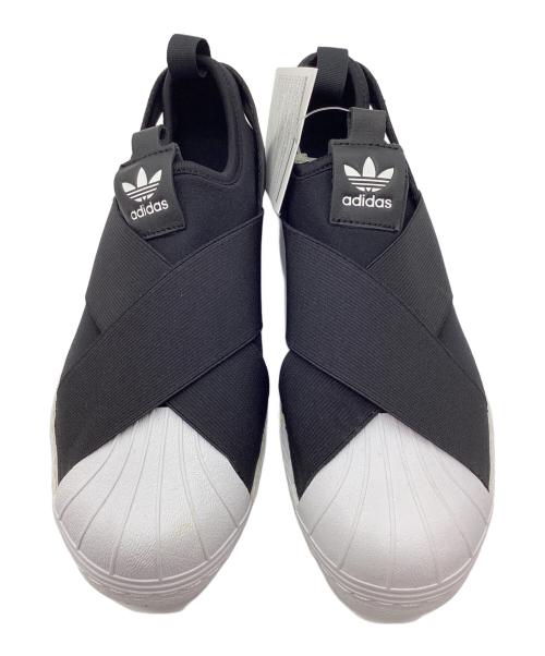 adidas（アディダス）adidas (アディダス) スリッポン ブラック サイズ:24の古着・服飾アイテム