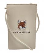 maison kitsune×LANEIGEメゾンキツネ×ラネージュ）の古着「ショルダーポーチ」｜アイボリー