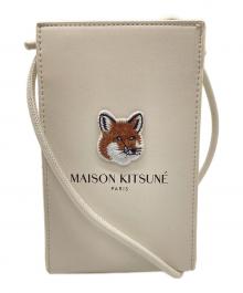 maison kitsune×LANEIGE（メゾンキツネ×ラネージュ）の古着「ショルダーポーチ」｜アイボリー