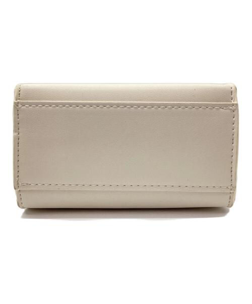 maison kitsune（メゾンキツネ）MAISON KITSUNE (メゾンキツネ) LANEIGE (ラネージュ) ショルダーポーチ アイボリーの古着・服飾アイテム