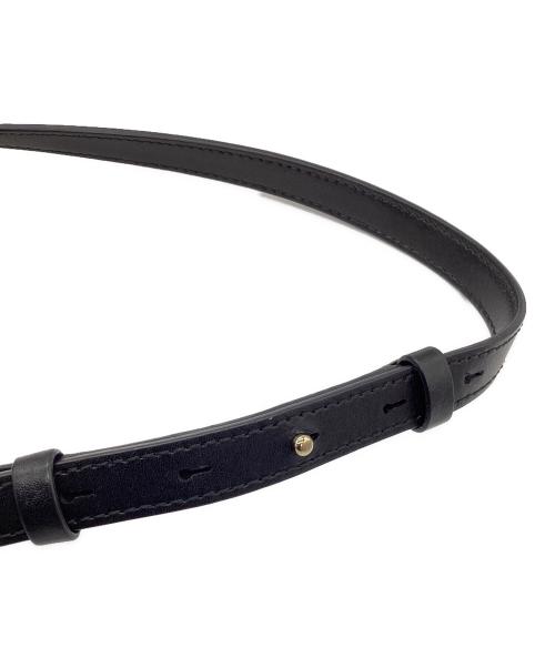 Salvatore Ferragamo（サルヴァトーレ フェラガモ）Salvatore Ferragamo (サルヴァトーレ フェラガモ) リボンチェーンショルダーバッグ ブラックの古着・服飾アイテム